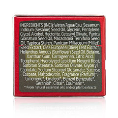 Weleda Face Care Plumping Day Cream pomegranate fruit image signals antioxidant-rich nourish.