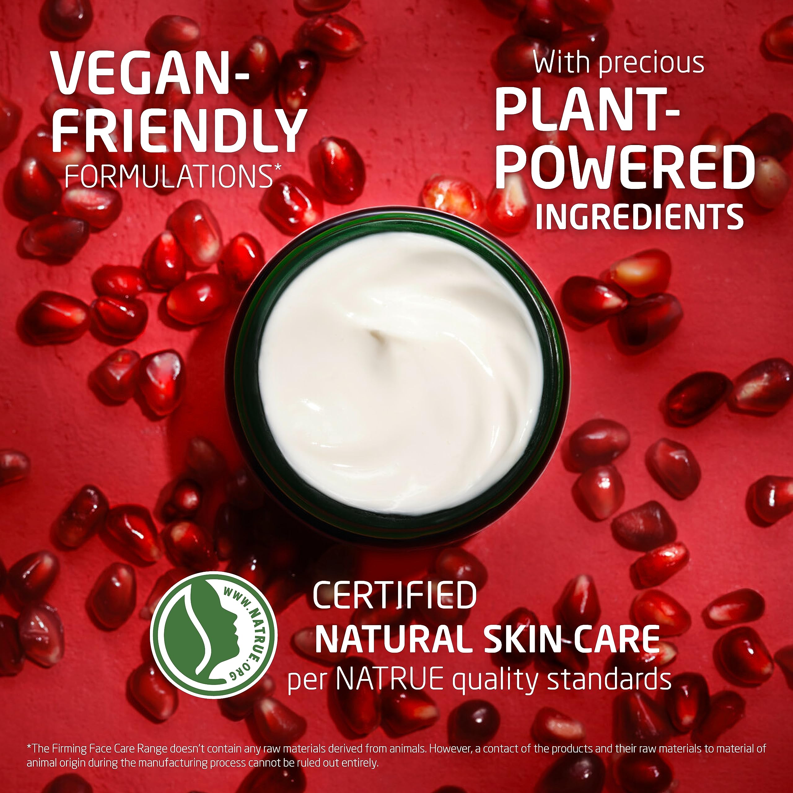 Weleda Night Cream NATrUE-certified label close-up conveying natural ingredients