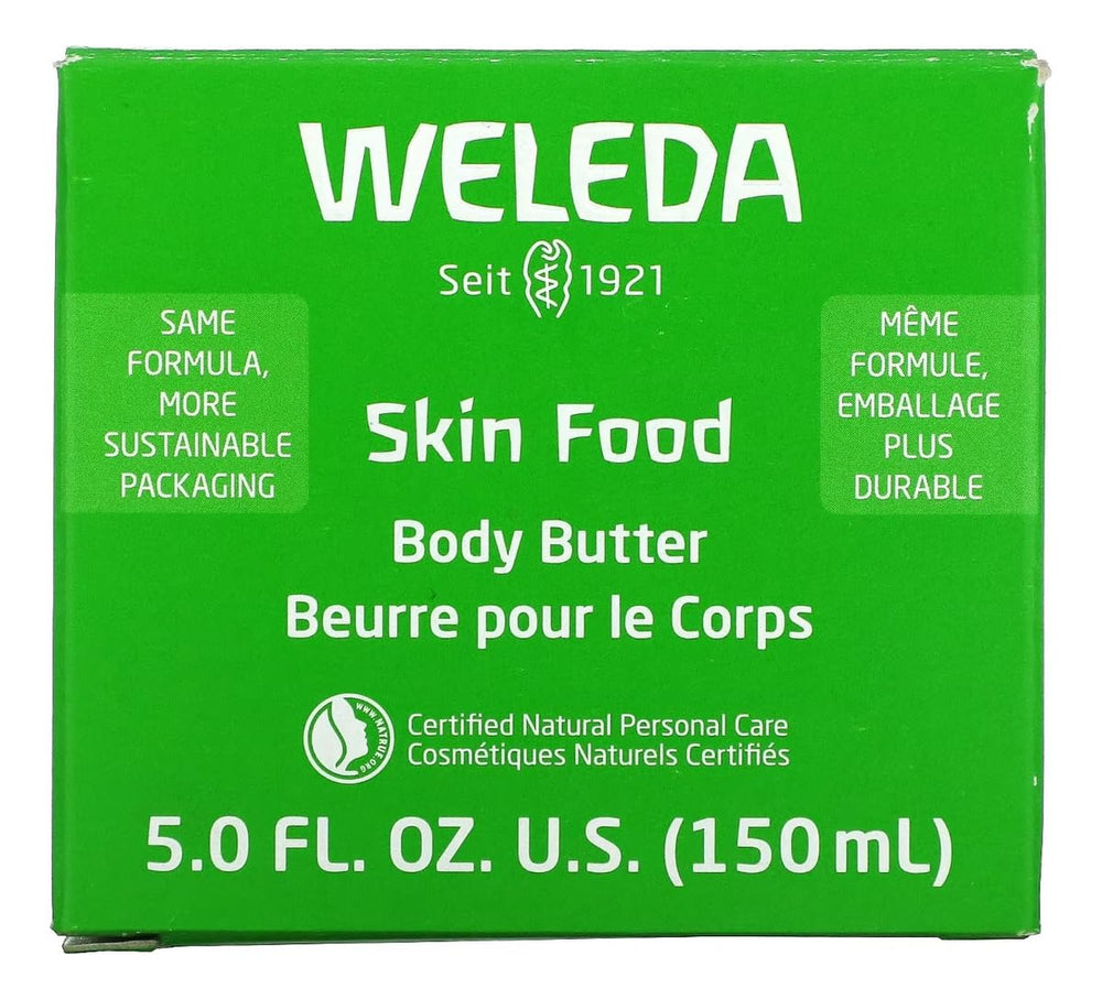 Weleda Skin Food Body Butter pansy extract emphasis on delicate botanical care