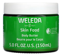 Weleda Skin Food Body Butter highlights shea and cocoa butter for rich plant-based hydration