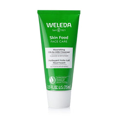 Weleda Skin Food Cleanser oil pour demonstrates gentle makeup removal