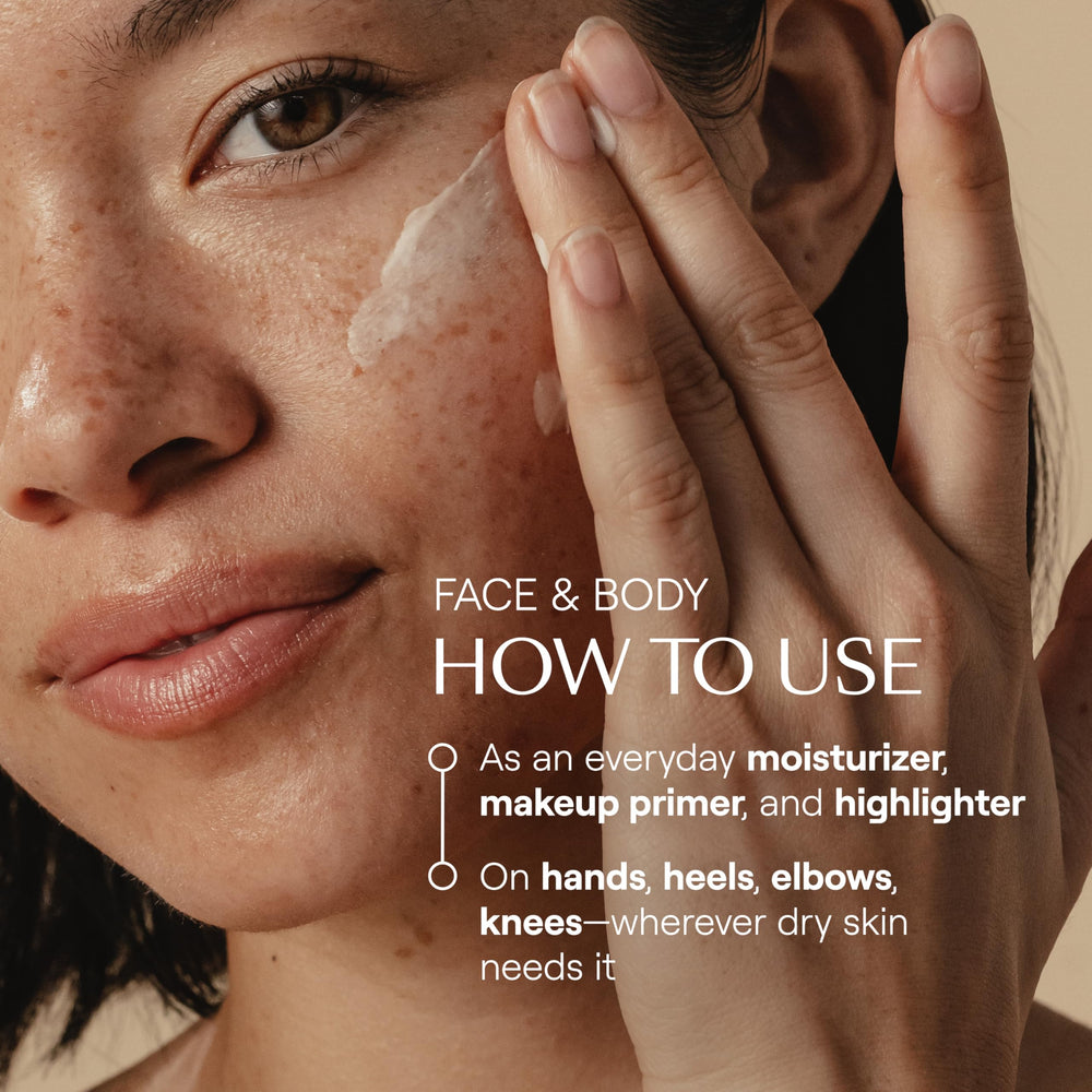 Weleda Skin Food Light on hands, daily moisture for dry skin.