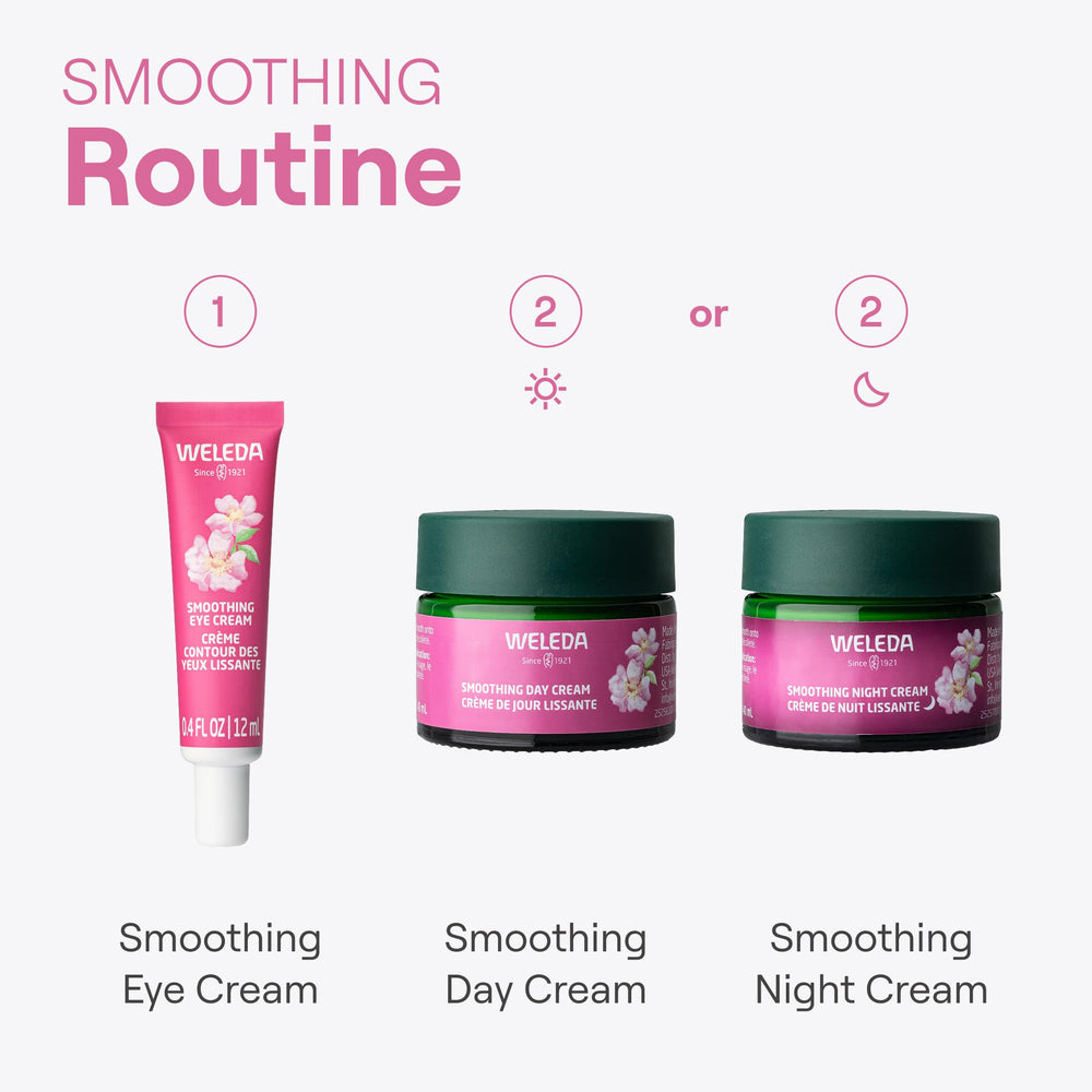 Weleda Smoothing Day Cream product shot image—premium moisturizer for daily use.