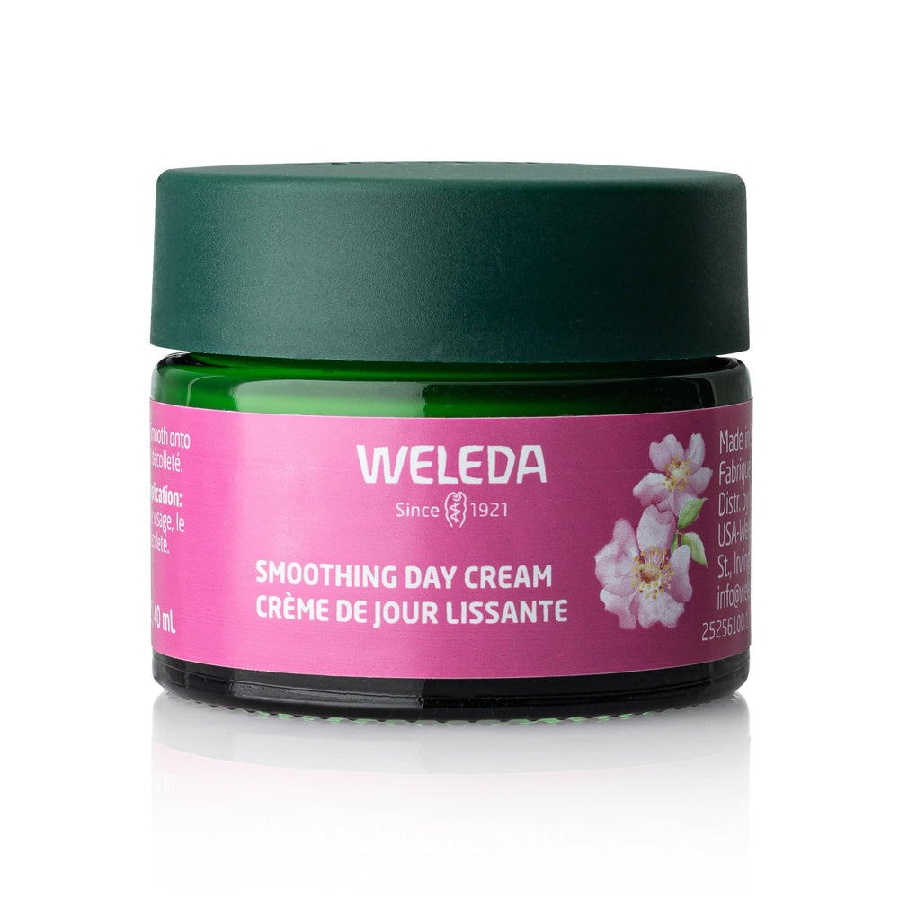 Weleda Smoothing Day Cream tube front image—daily hydration for radiant, smooth skin.