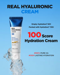 Wellage Real Hyaluronic Cream 100 night routine setup for lasting moisture