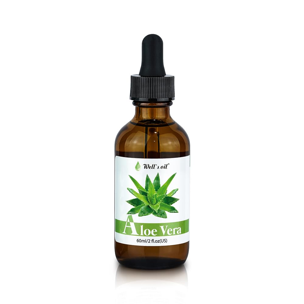 Well's Oil Aloe Vera Oil cosmetic-use supports versatile skin and hair care