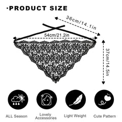 WELROG hair scarf back-strap design for secure fit