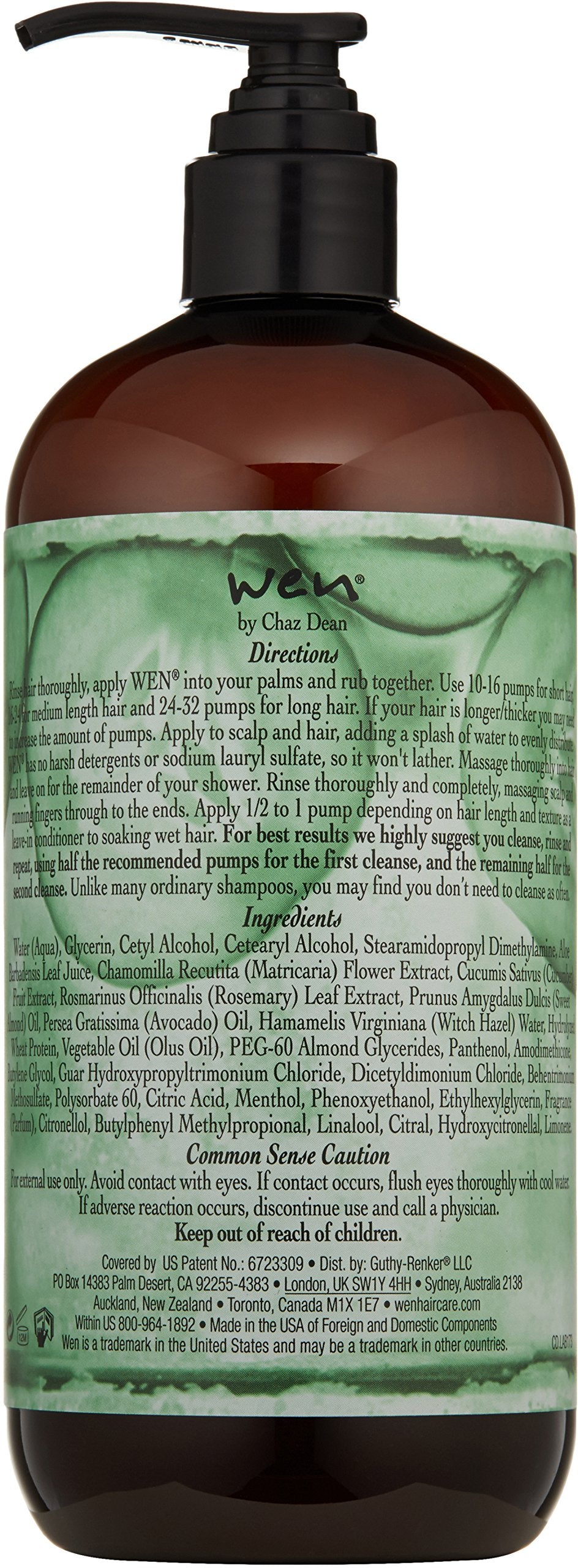 WEN Cucumber Aloe cleansing conditioner during application for lightweight hydration on fine hair.