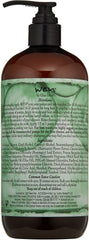 WEN Cucumber Aloe cleansing conditioner during application for lightweight hydration on fine hair.
