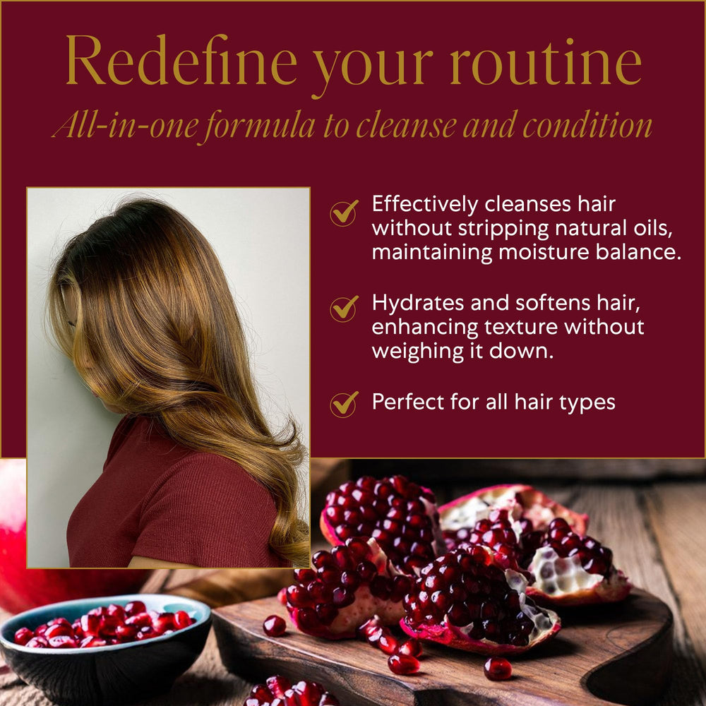 WEN Pomegranate Cleansing Conditioner pour ready for quick shower routine