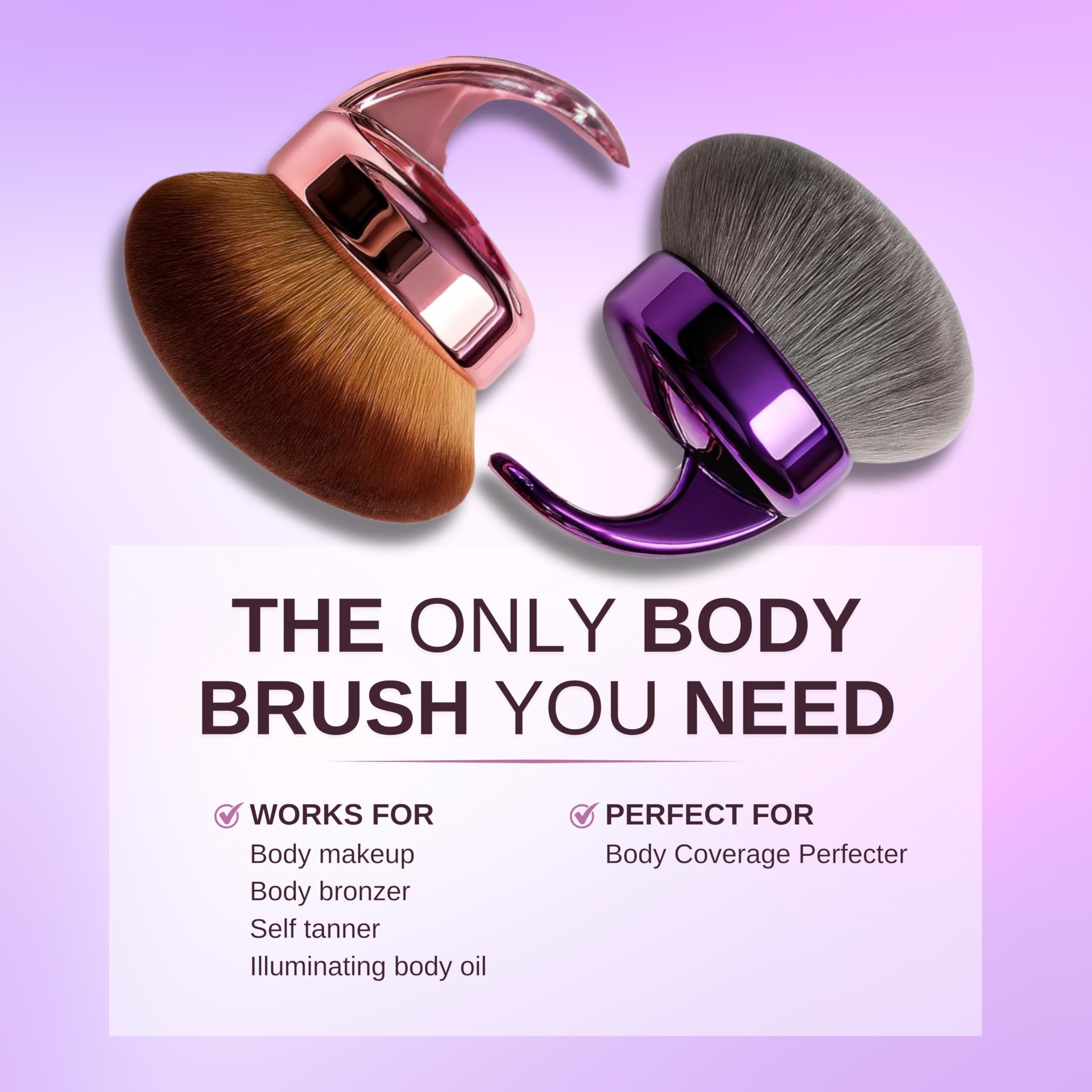 WendMart Bronzer/Foundation airbrushed finish on legs for smooth coverage.