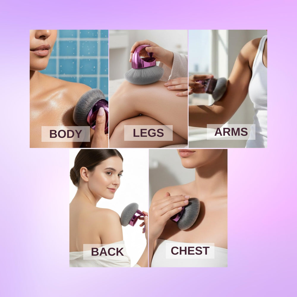 WendMart Versatile tool blends liquids, creams, and powders across the body.