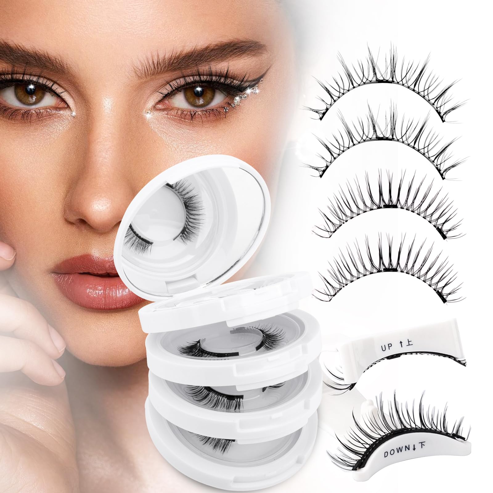 Before and after with Wendy Lashes illustrating natural enhancement.