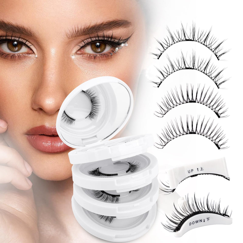 Before and after with Wendy Lashes illustrating natural enhancement.