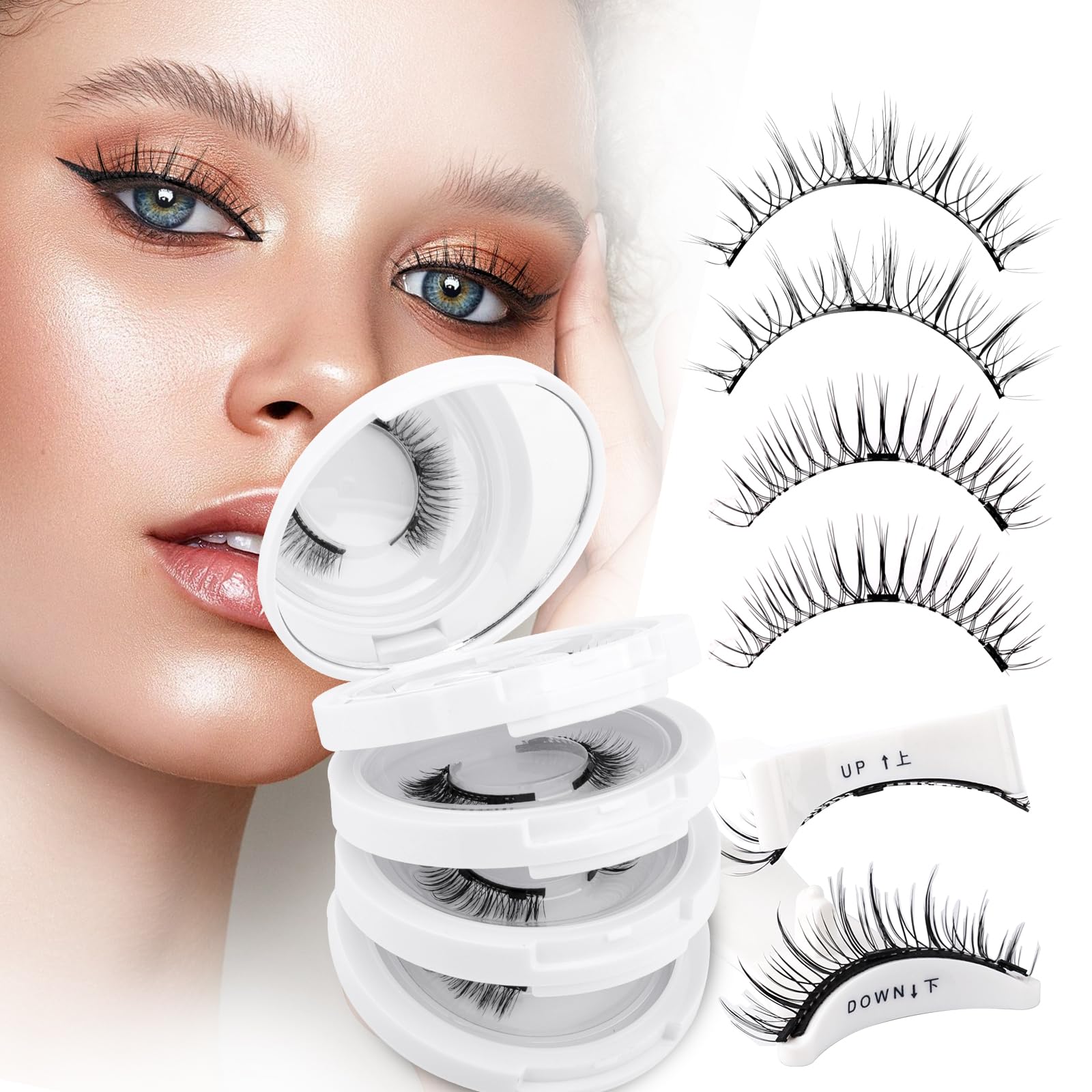 Reusable Wendy Lashes designed for multiple wears with proper care.