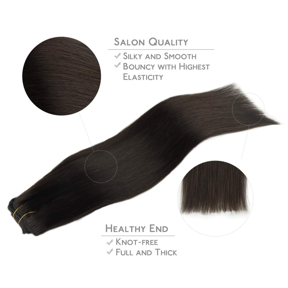 Wennalife clip-in extensions silicone-backed clips protect scalp during wear