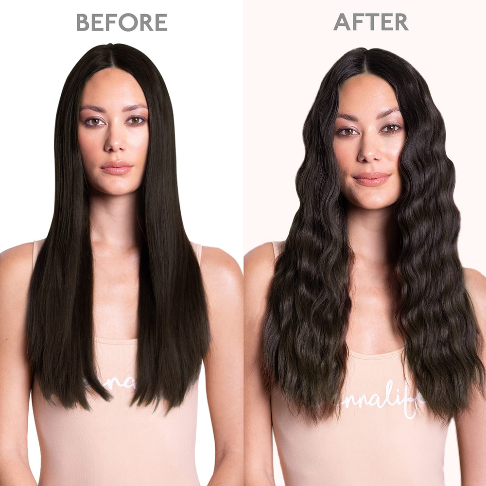 Wennalife clip-in hair extensions application easy and quick for events