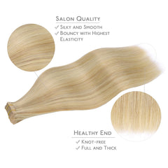 Wennalife invisible tape extensions with waterproof bonds for secure wear