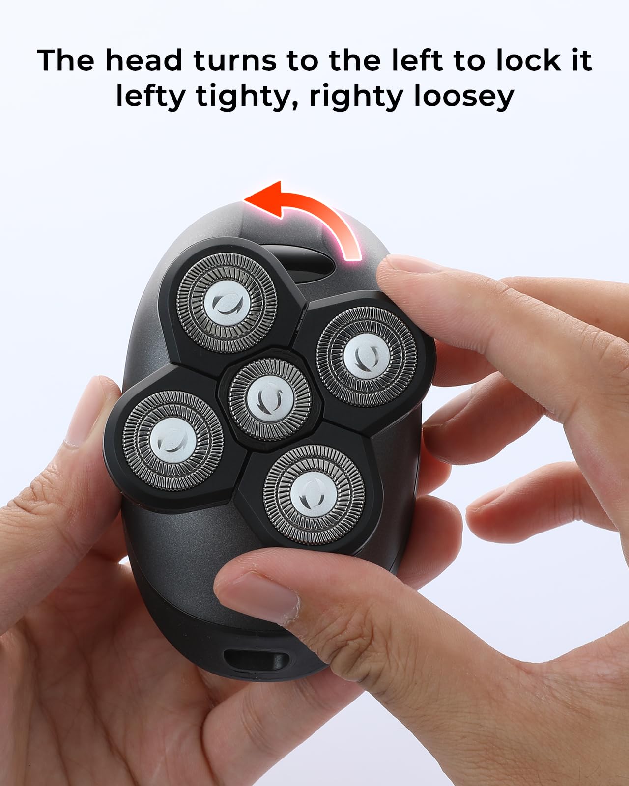 WEQOEE electric razor Type-C charging enables quick top-ups.