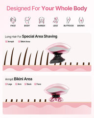 WEQOEE hypoallergenic razor heads reduce irritation on sensitive skin