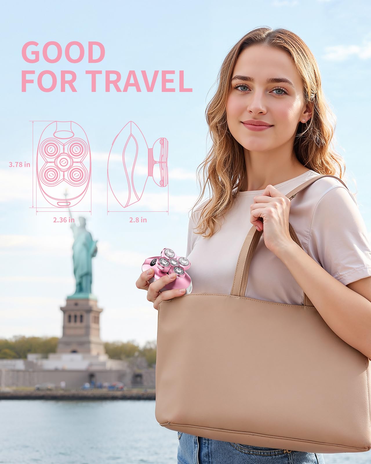 WEQOEE pink gift-ready packaging highlights a stylish, ready-to-gift option