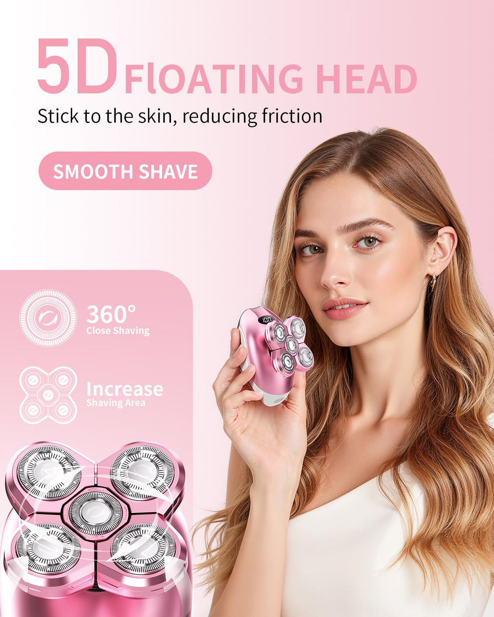 WEQOEE professional hair clippers head offers precise trimming for styling