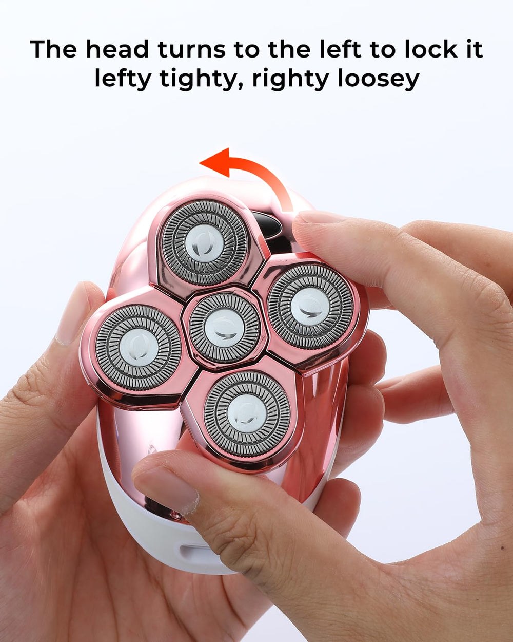 WEQOEE nose hair trimmer and massage brush for gentle grooming