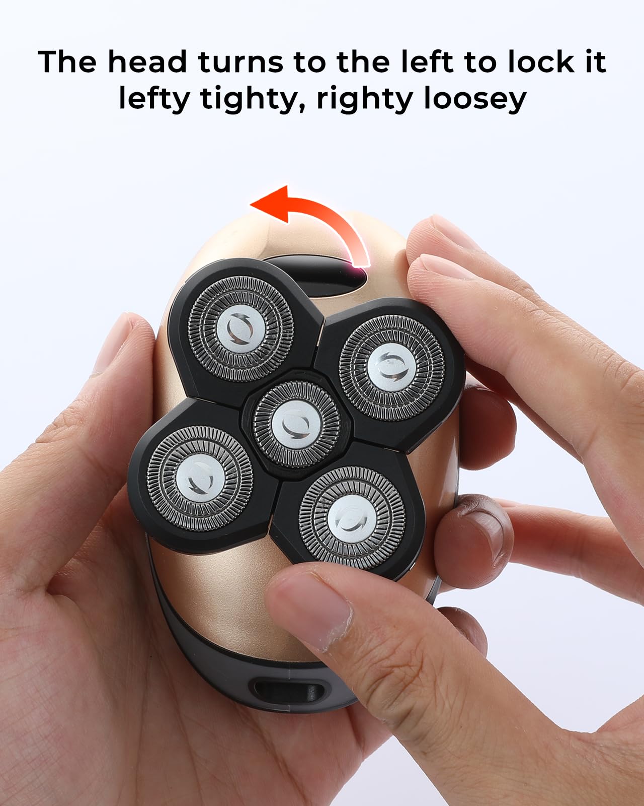WEQOEE 5-in-1 grooming kit includes razor, trimmer, nose trimmer, brush.