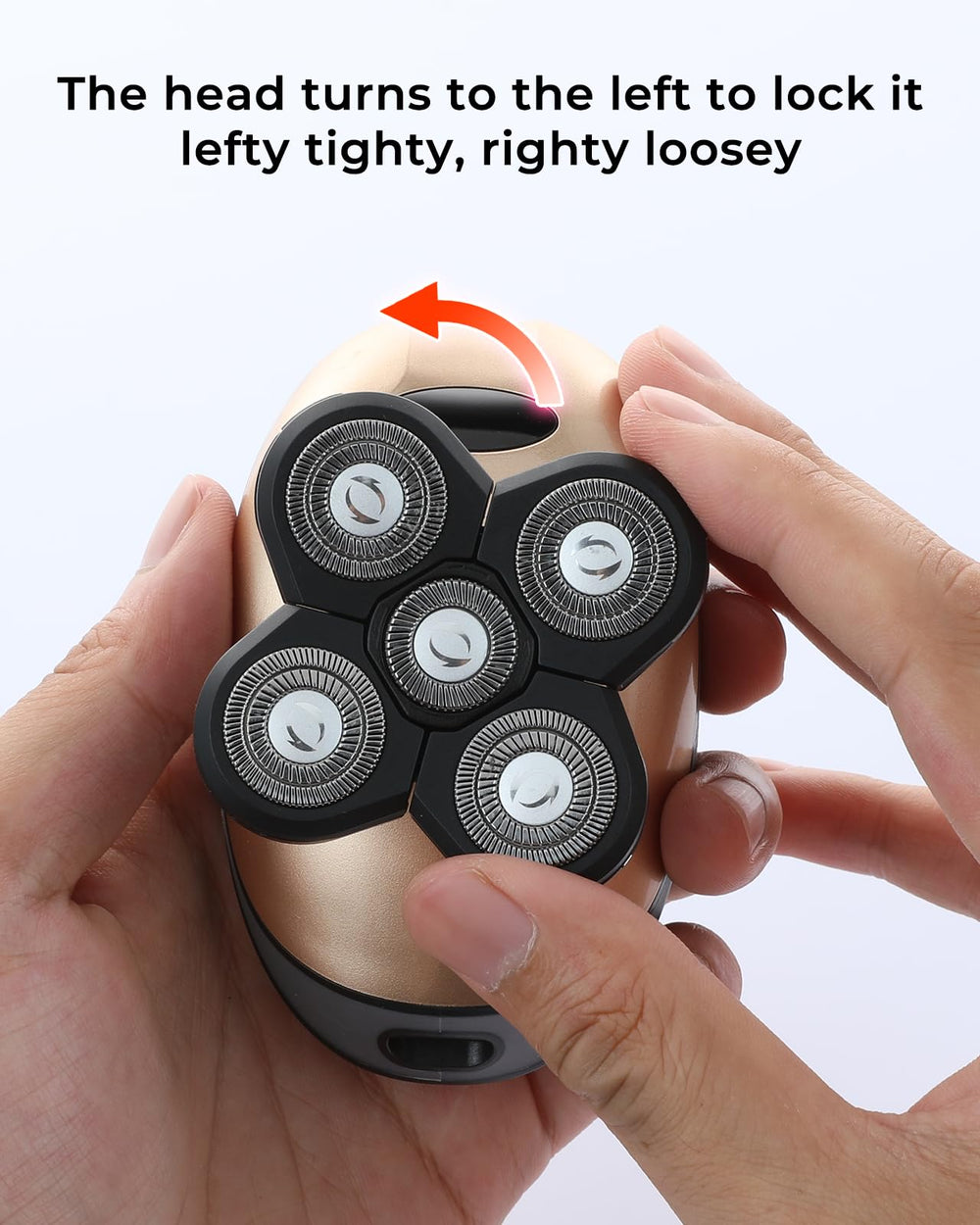 WEQOEE 5-in-1 grooming kit includes razor, trimmer, nose trimmer, brush.