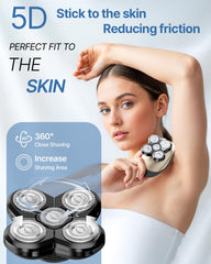 WEQOEE razor is ultra-lightweight at 154g for easy handling during shaving.