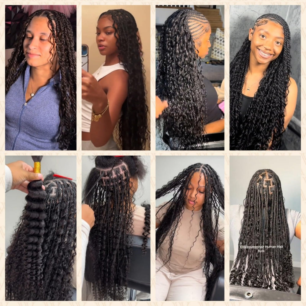 WEQUEEN no-weft durability supports versatile styling including bleaching and curling