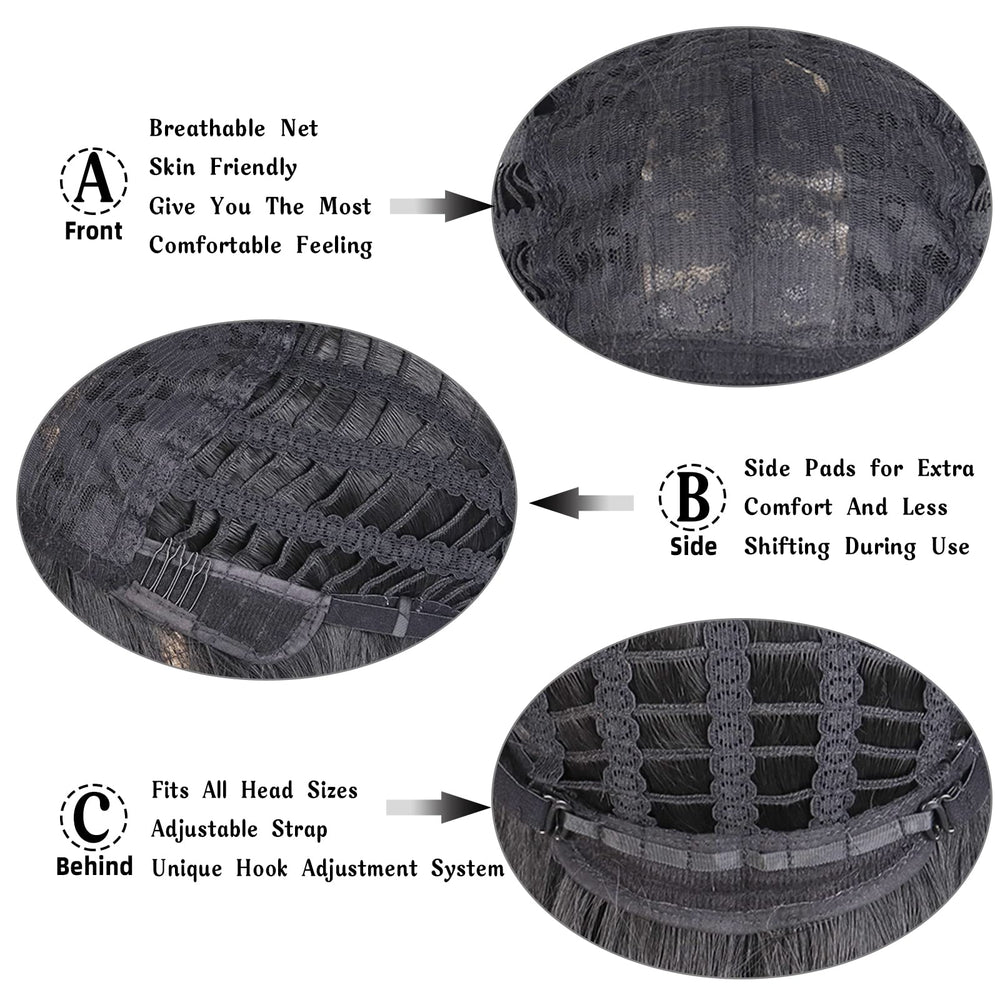 WERD black bob wig texture smooth finish enhances natural daily hairstyle.