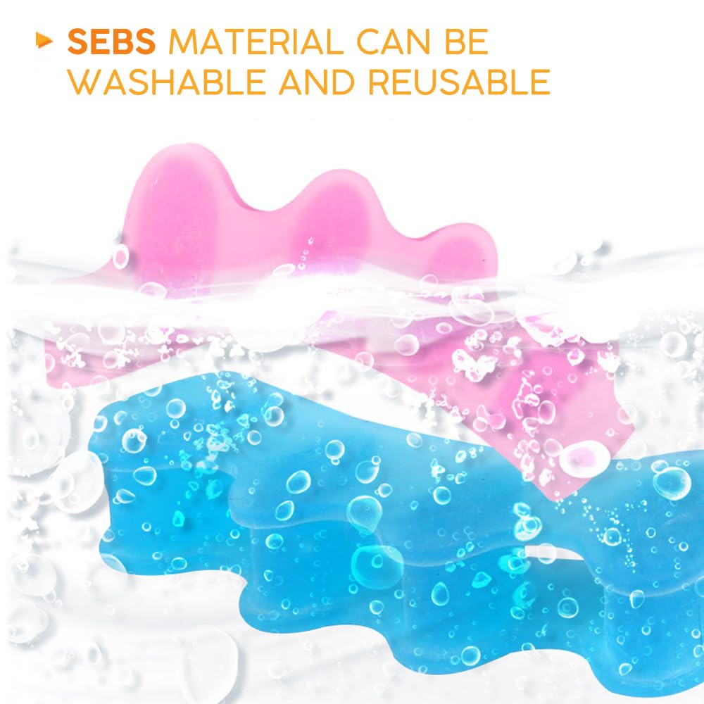 WERNOKLE toe separator inside shoe with socks for daily wear.