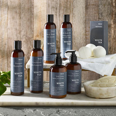 Westin White Tea Hand Soap fragrance note highlights clean uplifting scent