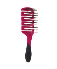 Wet Brush Brush Pro Flex Dry Paddle Pink close-up bristles gliding through tangles effortlessly