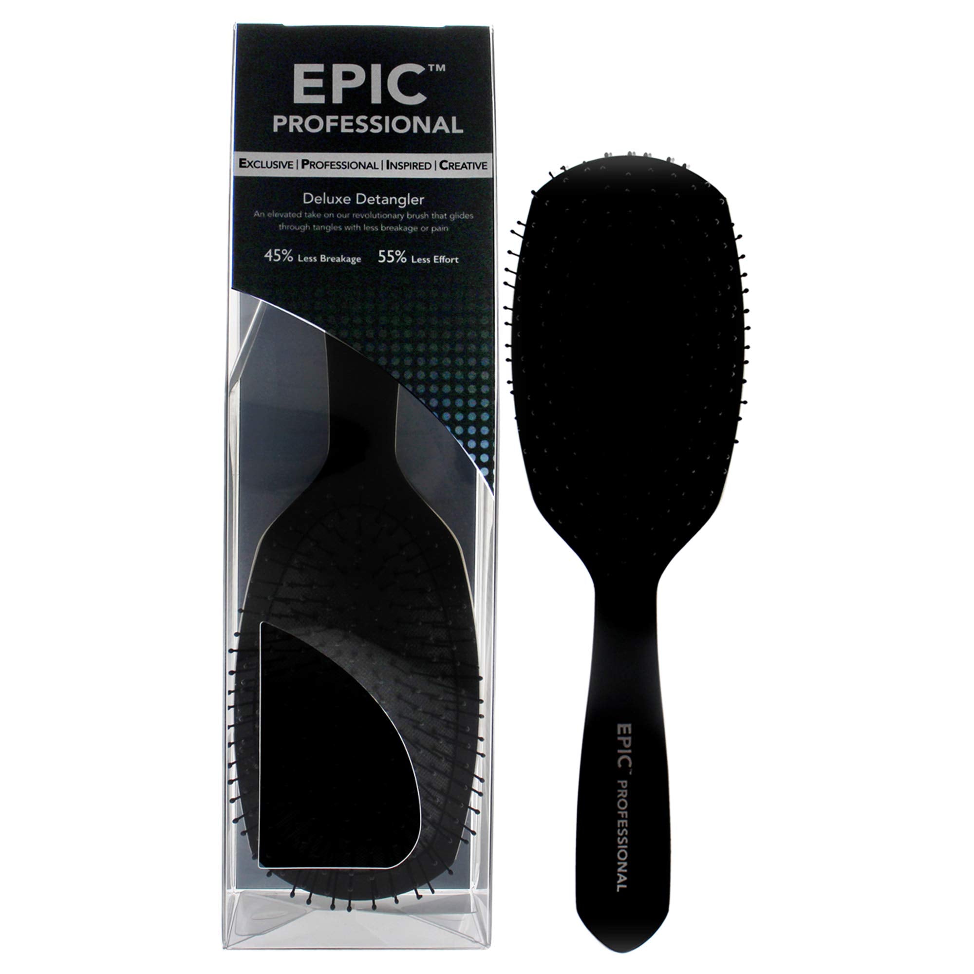 Wet Brush Epic Professional Detangler front view shows comfortable grip and effortless glide.