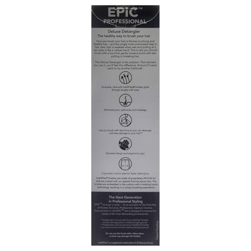Wet Brush Epic Professional Detangler hair-tangle demo demonstrates quick, comfortable styling.