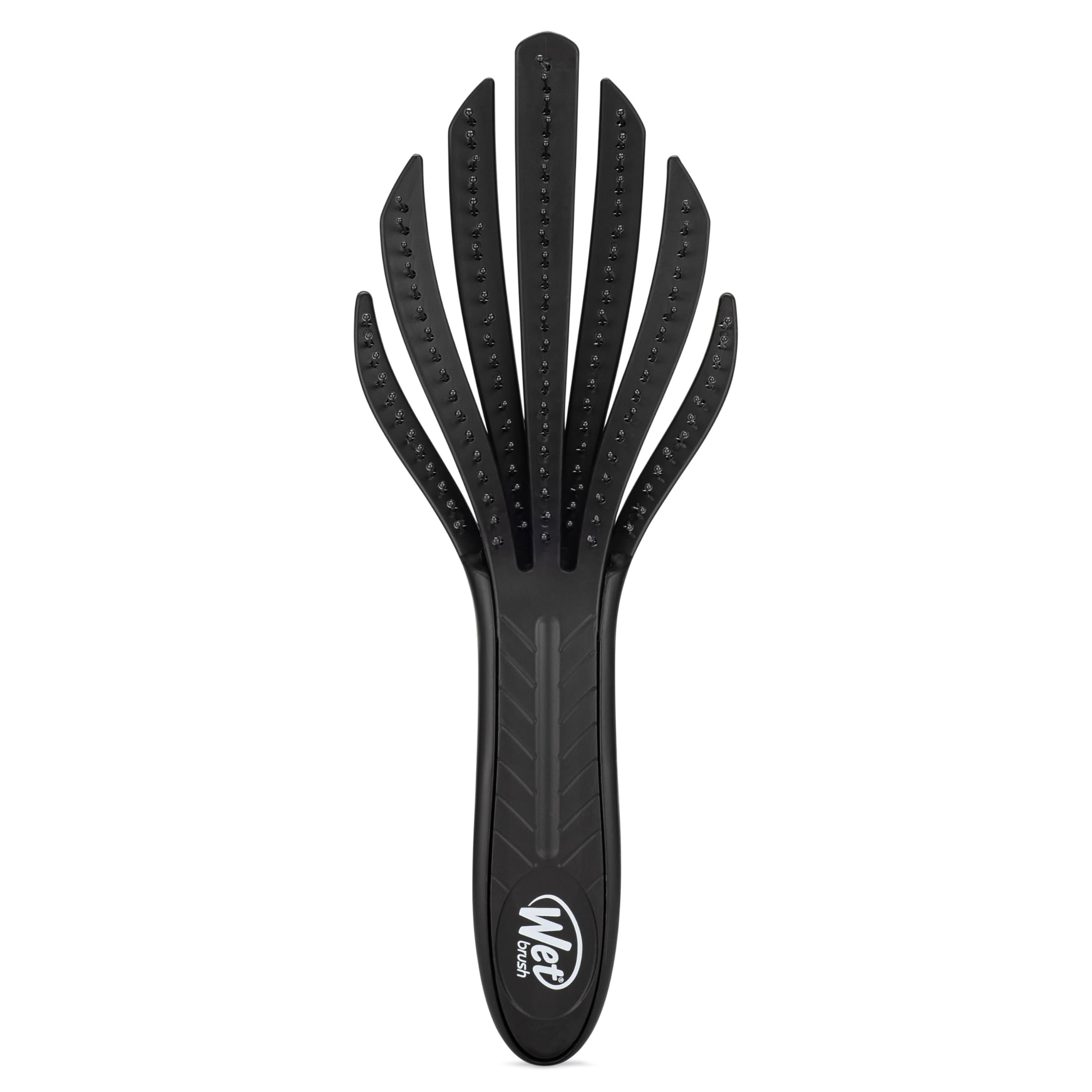 Wet Brush Go Green curl detangler bristles glide through curls for easier detangling