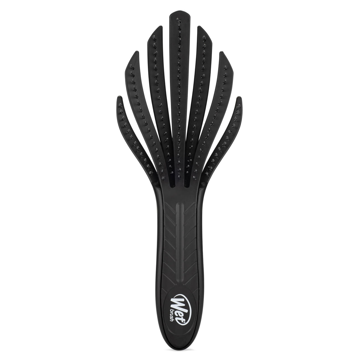 Wet Brush Go Green curl detangler bristles glide through curls for easier detangling