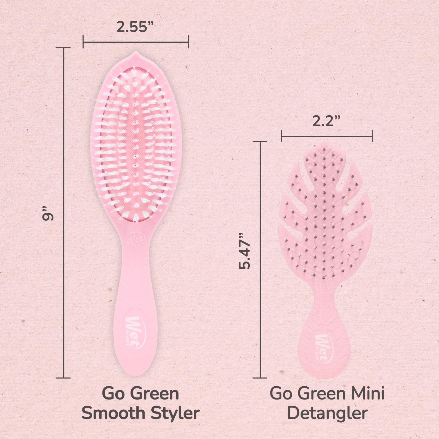 Wet Brush Go Green dry hair refresh and frizz reduction scenario