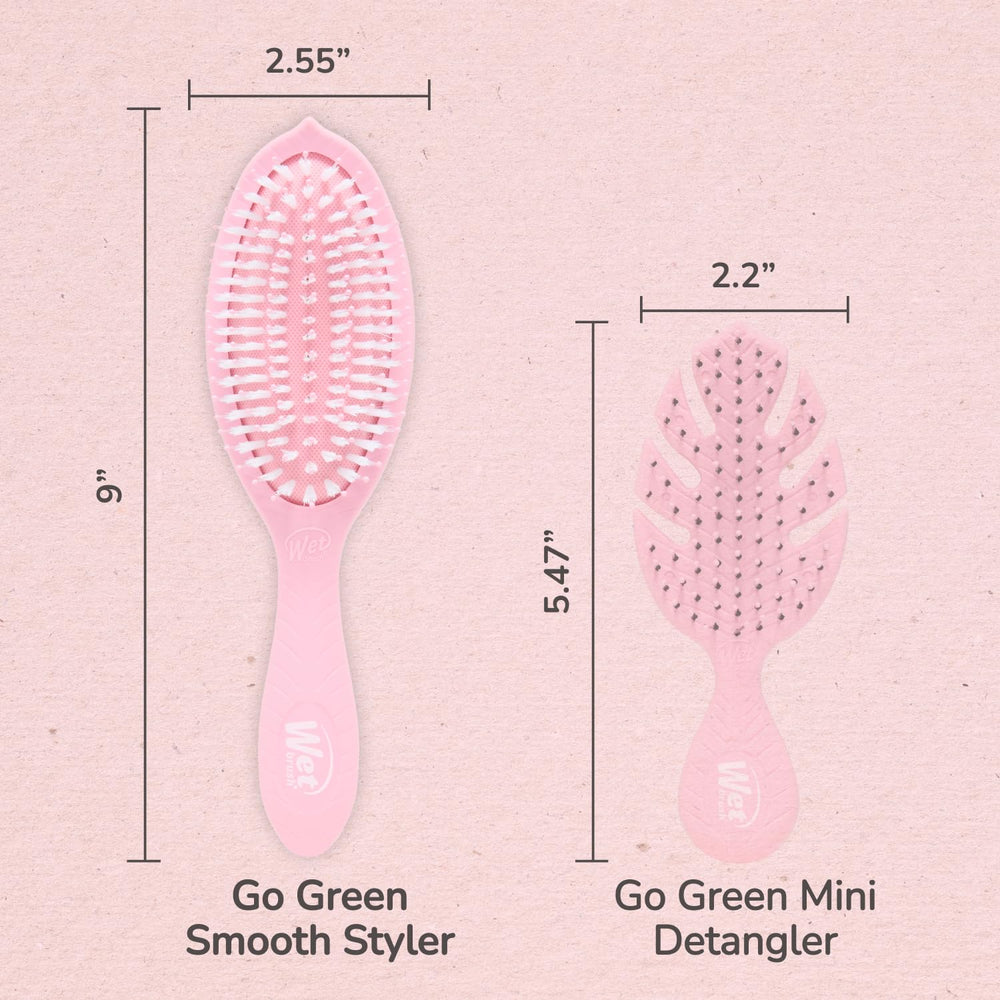 Wet Brush Go Green dry hair refresh and frizz reduction scenario