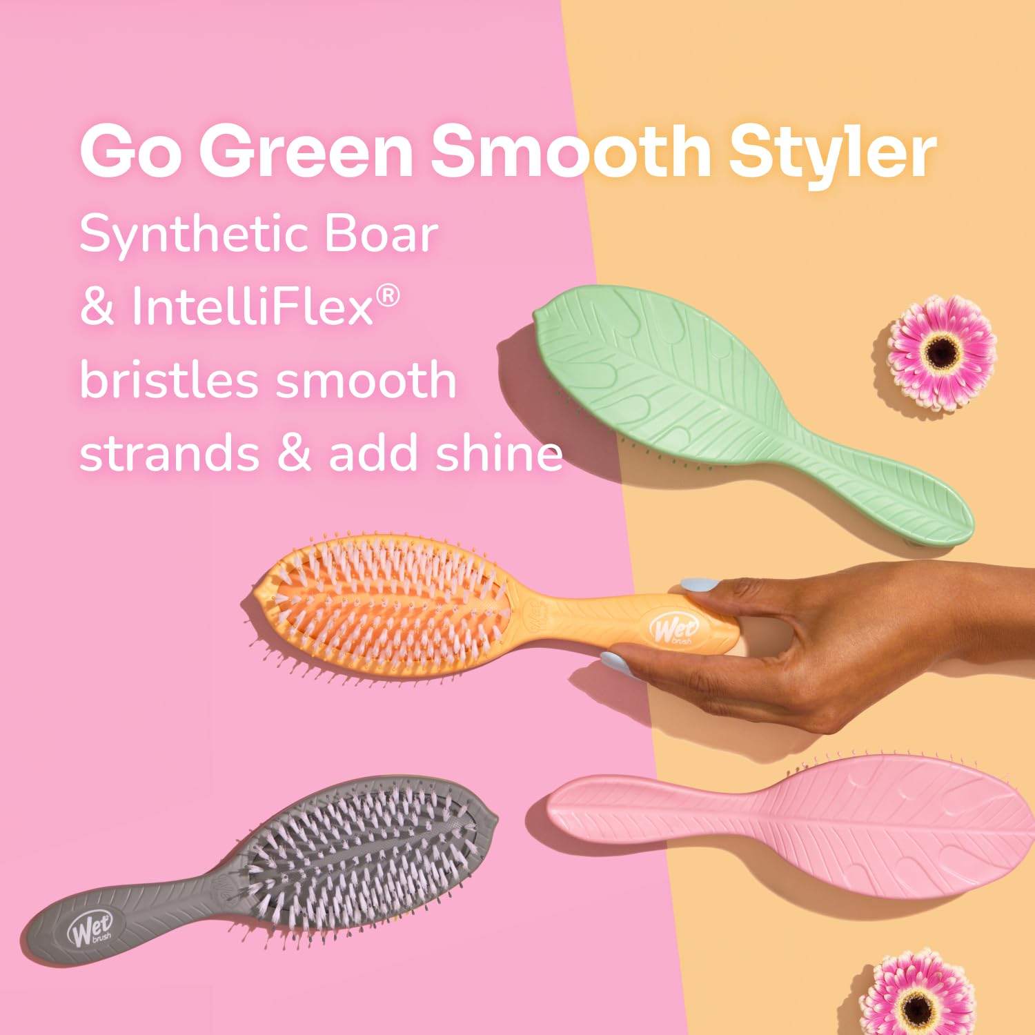 Wet Brush Go Green eco packaging emphasizes sustainability