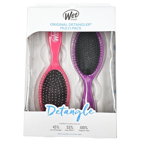 Wet Brush Original Detangler compact design ideal for travel.