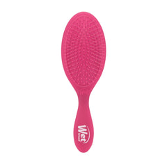 Wet Brush Original Detangler Pink Frost closeup bristles for painless detangling.