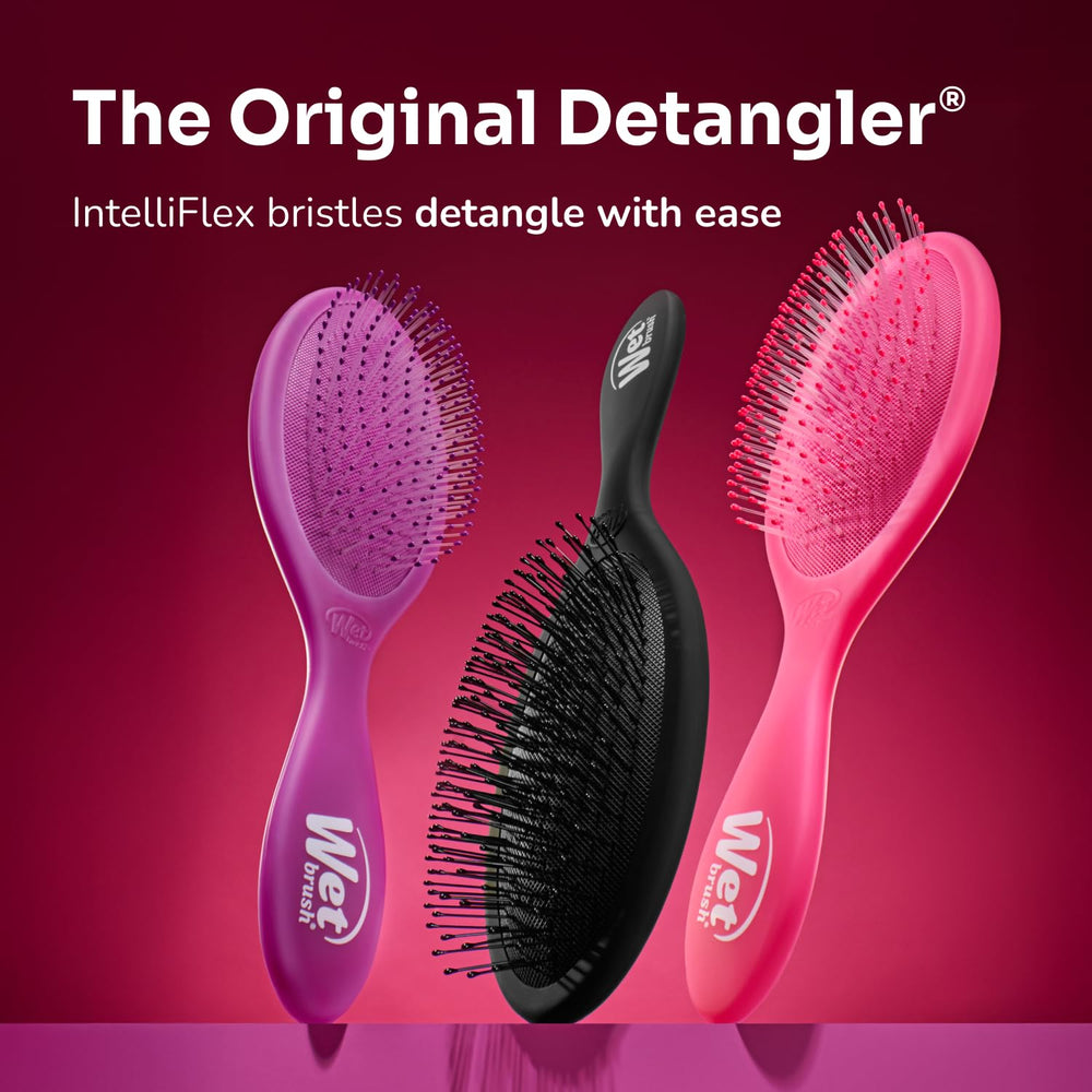 Wet Brush Detangler for everyday hair care and quick touch-ups.