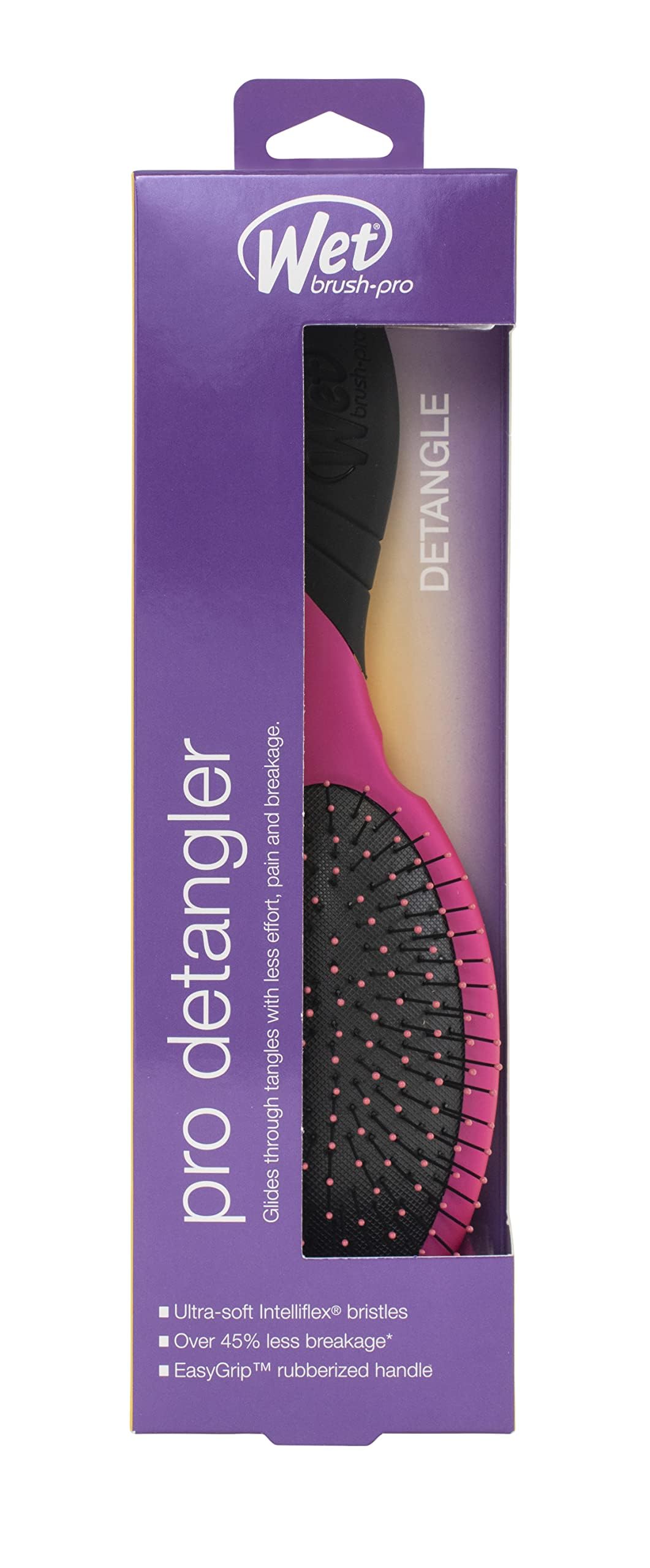 Wet Brush Pro Detangler Pink extensions wigs use for seamless detangling and care