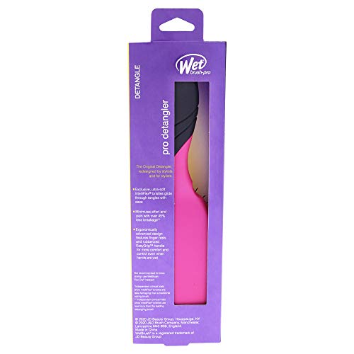 Wet Brush Pro Detangler Pink professional setting for efficient styling