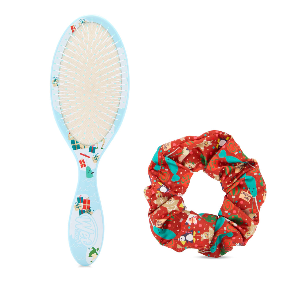 Wet Brush Elf Kit included scrunchie for ready-to-go styling
