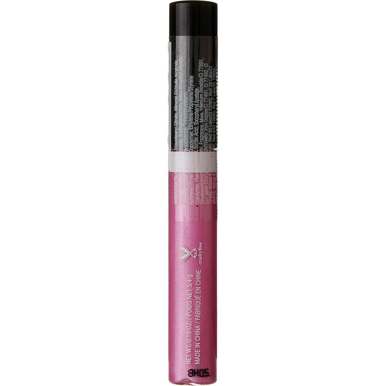 Wet n Wild Megaslicks Sinless swatch on skin shows color and shine