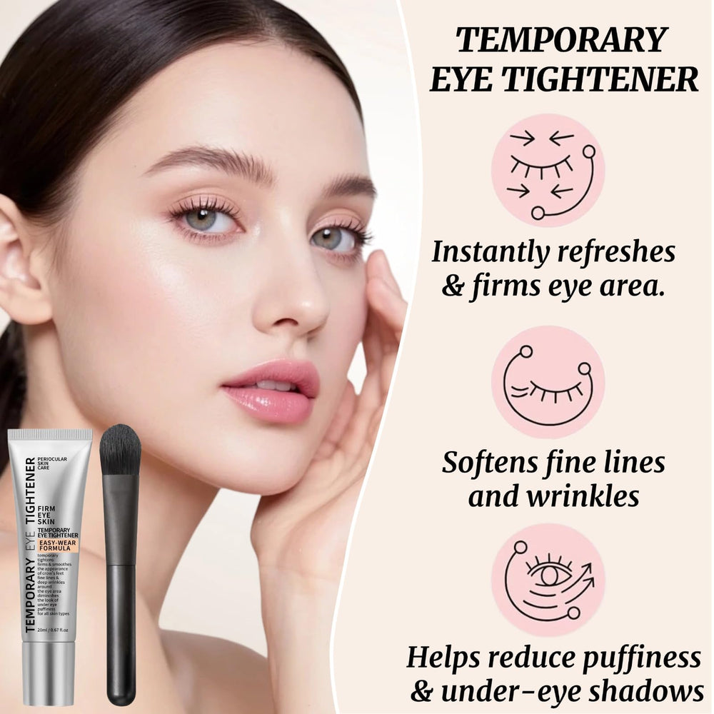 WEU Perfection Eye Tightener application swatch shows smoothing potential